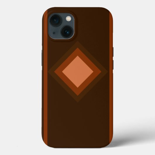 Donkere Bruinen Case-Mate iPhone Case (Achterkant)