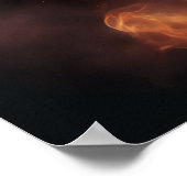 Donkere Buffalo kunst Poster (Hoek)