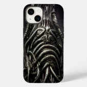 Donkere buitenaardse beelden van een oude Eldritch Case-Mate iPhone Case (Achterkant)