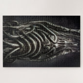 Donkere buitenaardse beelden van een oude Eldritch Legpuzzel (Horizontaal)