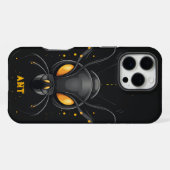 Donkere Buitenaardse Mier iPhone Hoesje (Achterkant horizontaal)