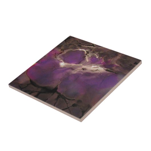 Donkere burst tegeltje (Zijkant)