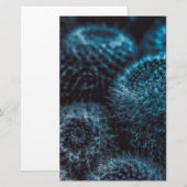 Donkere Cactus Briefpapier (Voorkant / Achterkant)