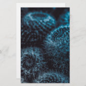 Donkere Cactus Briefpapier (Voorkant / Achterkant)