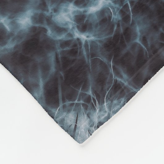 Donkere Cactus Fleece Deken (Hoek)