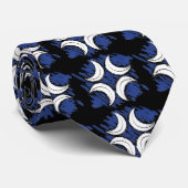 Donkere Caidan Crescent Cross Stropdas (Opgerold)