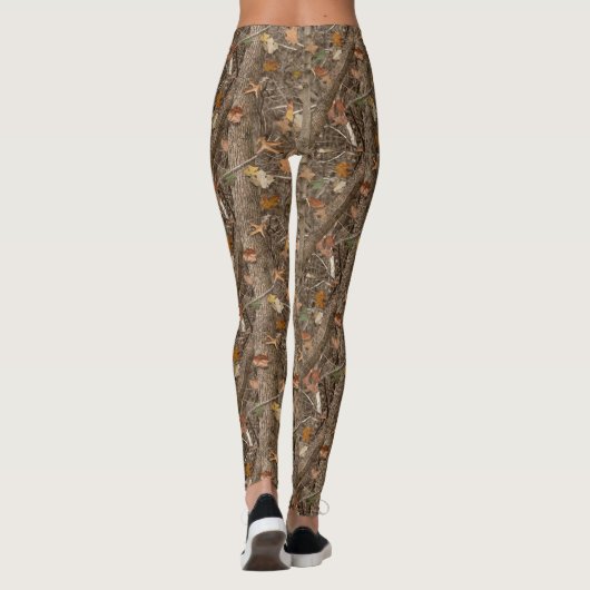 Donkere Camo Womans Leggings (Achterkant)