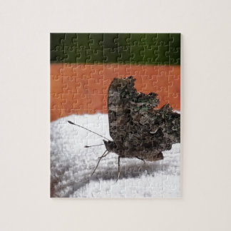 Donkere Camouflage Butterfly Legpuzzel