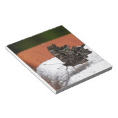 Donkere Camouflage Butterfly Notitieblok (Schuin)