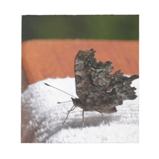 Donkere Camouflage Butterfly Notitieblok