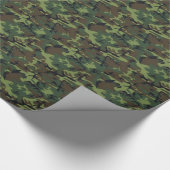 Donkere camouflage cadeaupapier (Hoek)
