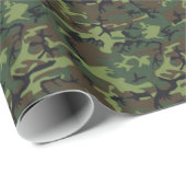 Donkere camouflage cadeaupapier (Rol Hoek)