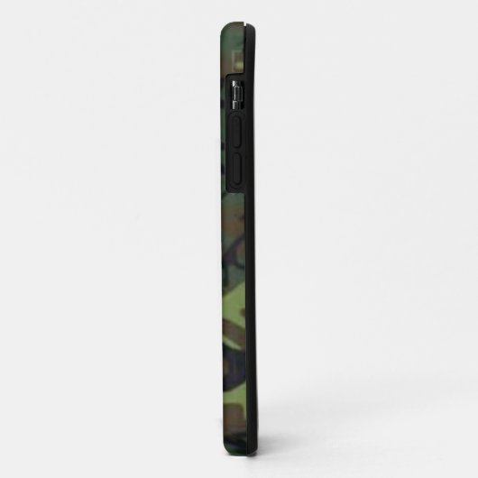 Donkere camouflage Case-Mate iPhone case (Achterkant/links)