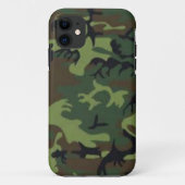 Donkere camouflage Case-Mate iPhone case (Achterkant)
