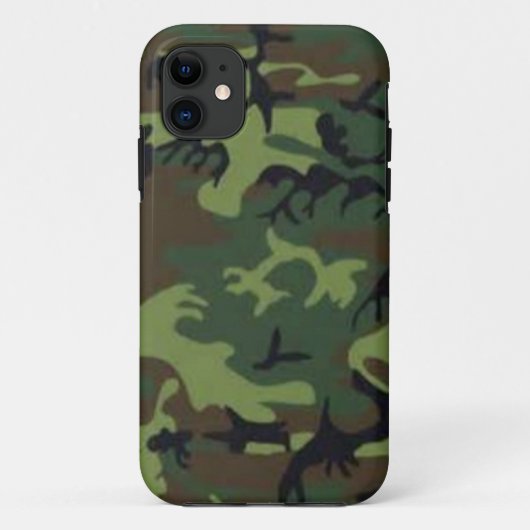 Donkere camouflage Case-Mate iPhone case (Achterkant)