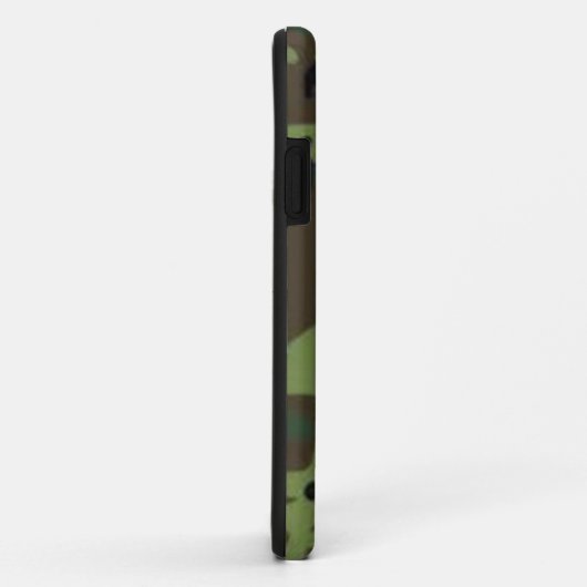 Donkere camouflage Case-Mate iPhone case (Achterkant/rechts)