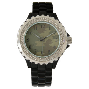 Donkere camouflage horloge