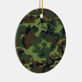 Donkere camouflage keramisch ornament (Rechts)
