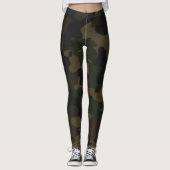 Donkere Camouflage-leggings Leggings (Voorkant)