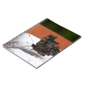 Donkere Camouflage Vlinder Notitieboek (Linkerzijde)
