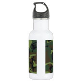 Donkere camouflage waterfles  (Achterkant)
