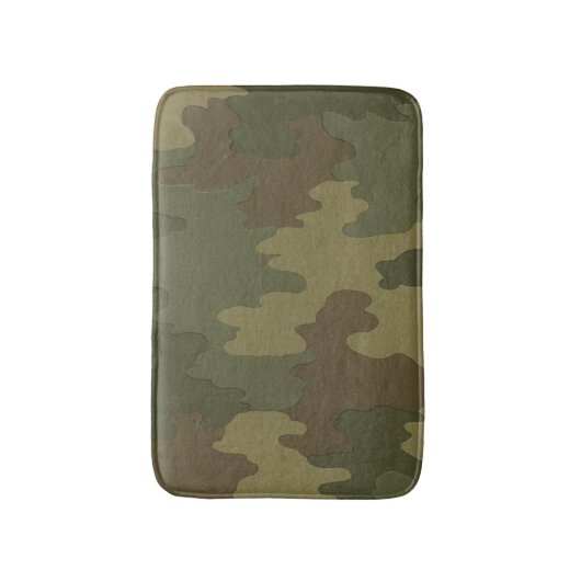 Donkere camouflagebadmat badmat (Voorkant Verticaal)