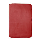 Donkere Candy Apple Rode Effen Kleur Badmat (Voorkant Verticaal)