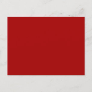 Donkere Candy Apple Rode Effen Kleur Briefkaart