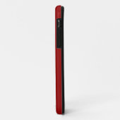 Donkere Candy Apple Rode Effen Kleur Case-Mate iPhone Case (Achterkant/links)