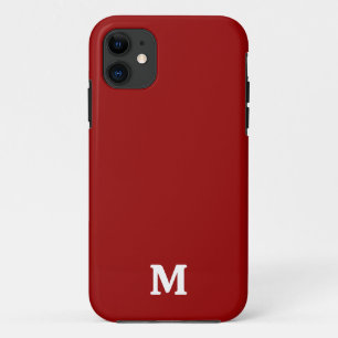 Donkere Candy Apple Rode Effen Kleur  Case-Mate iPhone Case