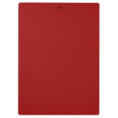 Donkere Candy Apple Rood Effen Kleur Klembord (Achterkant)