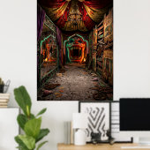 Donkere Carnaval Filosofie  Poster (Thuiskantoor)