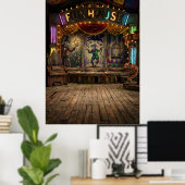 Donkere Carnaval Filosofie  Poster (Thuiskantoor)