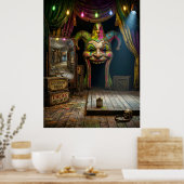 Donkere Carnaval Filosofie Poster (Keuken)