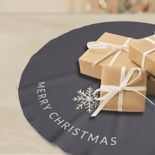 Donkere champagne sneeuwvlok boom rok kerstboom rok