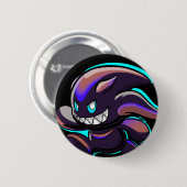Donkere Chao - Rennen - Zwemvariant aangepaste kun Ronde Button 5,7 Cm (Voorkant /achterkant)