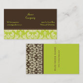 Donkere chocolade Barokaas Visitekaartje (Voorkant / Achterkant)