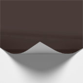 Donkere chocolade Brown Cadeaupapier (Hoek)