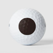 Donkere chocolade Brown Golfballen (Voorkant)
