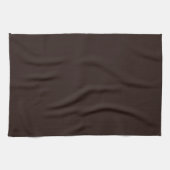 Donkere chocolade Brown Theedoek (Horizontaal)