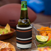 Donkere chocolade bruine strepen blikjeskoeler