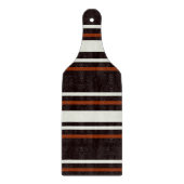 Donkere chocolade bruine strepen snijplank (Voorkant)