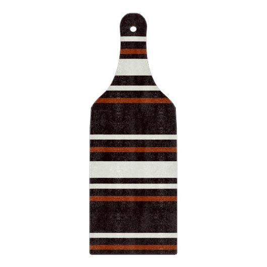 Donkere chocolade bruine strepen snijplank (Voorkant)