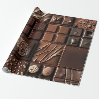"Donkere chocolade cacao gelukzaligheid" Gift Cadeaupapier