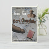 Donkere Chocolade Film Kaart (Staand voorkant)
