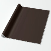 Donkere chocolade, massief bruin, donkerbruin cadeaupapier (Uitgerold)