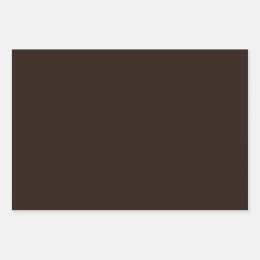 Donkere chocolade, massief bruin, donkerbruin inpakpapier vel (Voorkant 2)