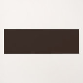 Donkere chocolade, massief bruin, donkerbruin yogamat (Achterkant (horizontaal))