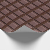 Donkere Chocoladebalk Cadeaupapier (Hoek)