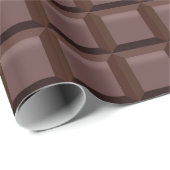 Donkere Chocoladebalk Cadeaupapier (Rol Hoek)